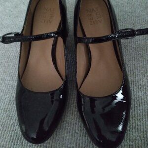 Patent letter mary Jane heels